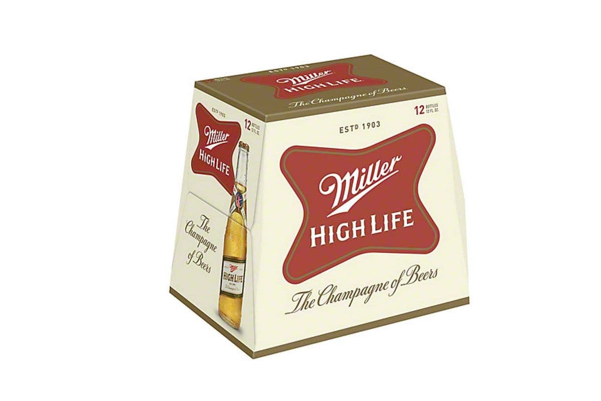 MILLER HIGH LIFE 12BOTTLES (1 x 355ML)