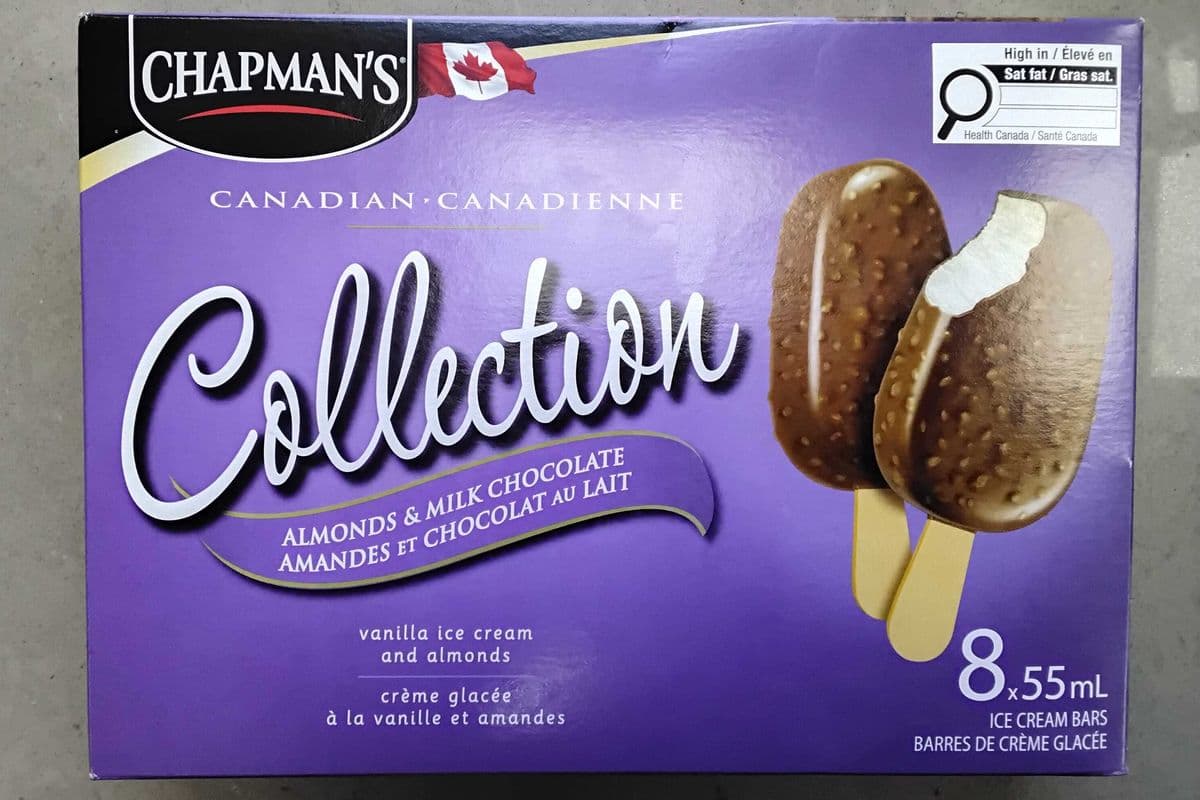 Chapman's collection almond and milk chocolate (8*55 ml)