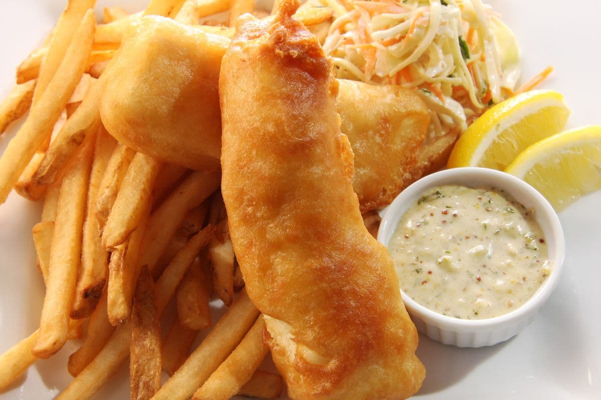 Fried Perch and Chips