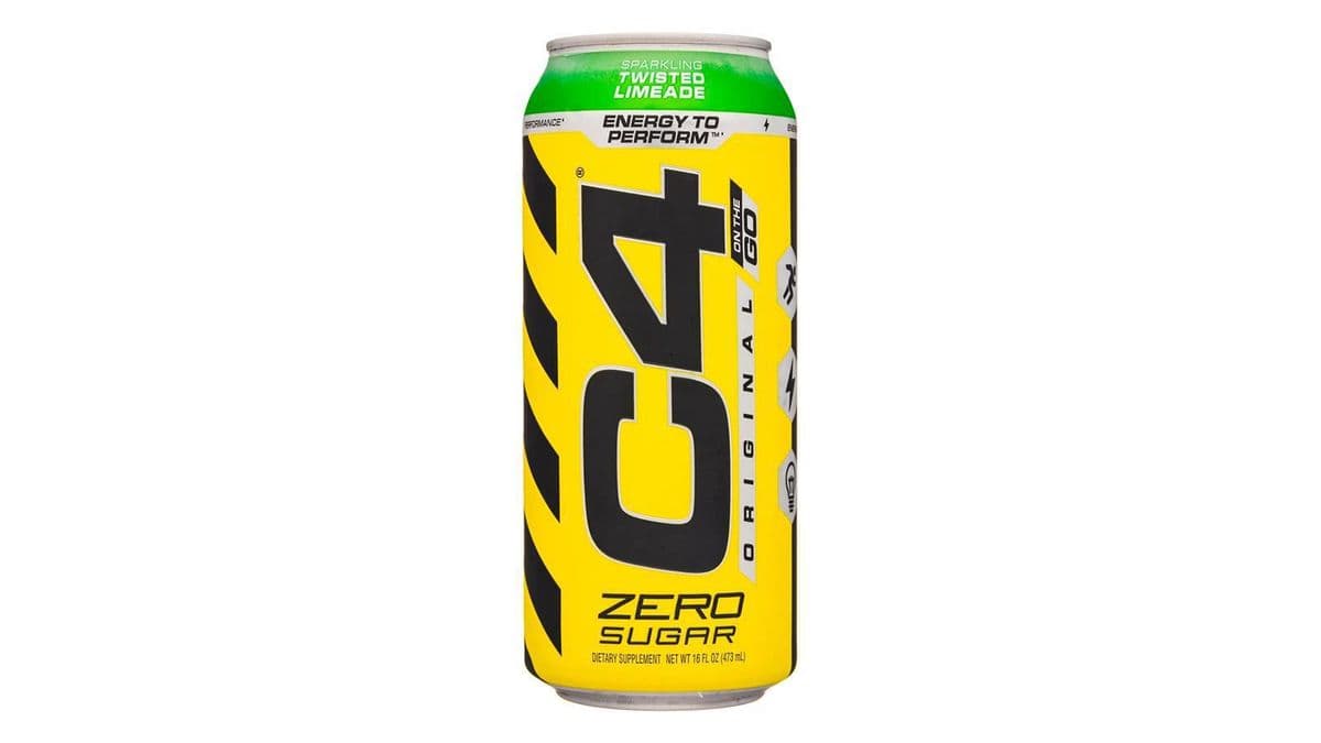 C4 Performance Energy Drink Zero Twisted Limeade