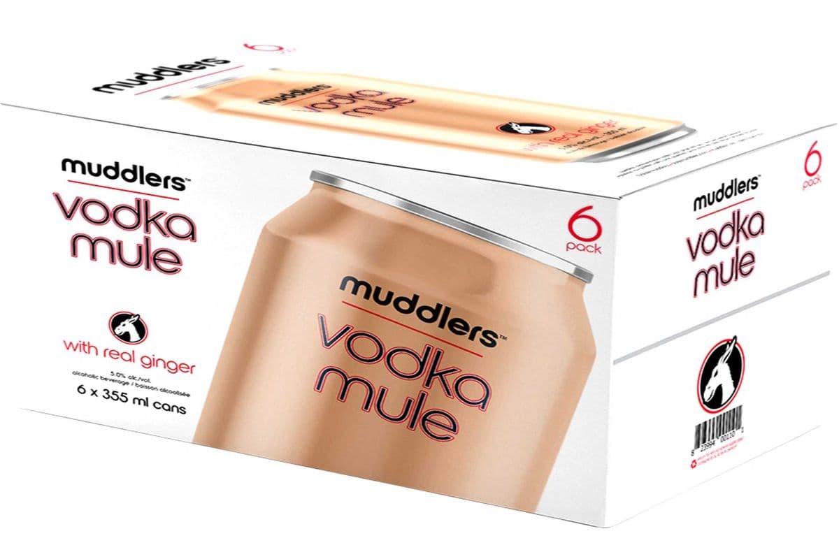 MUDDLERS VODKA MULE 6 CANS (6 x 355 ML)