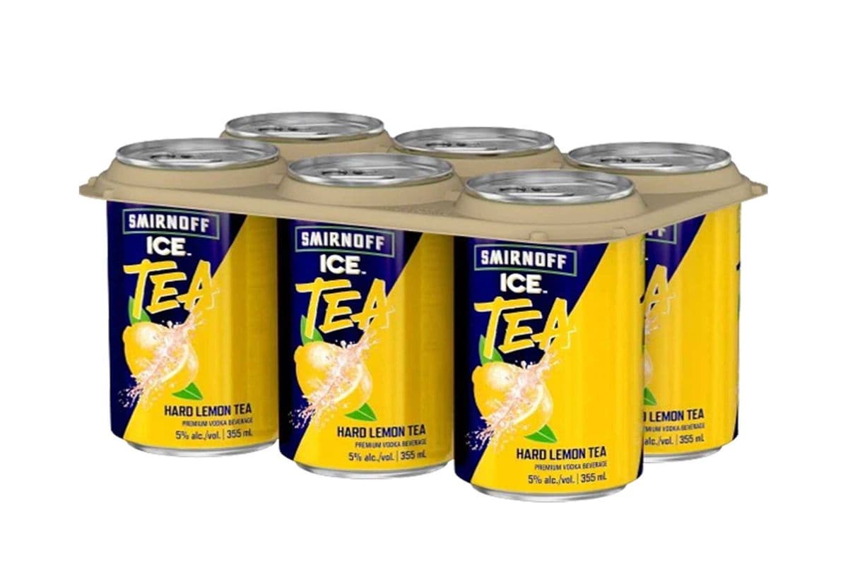 SMIRNOFF ICE LEMON TEA 6 CANS (6 x 355 ML)