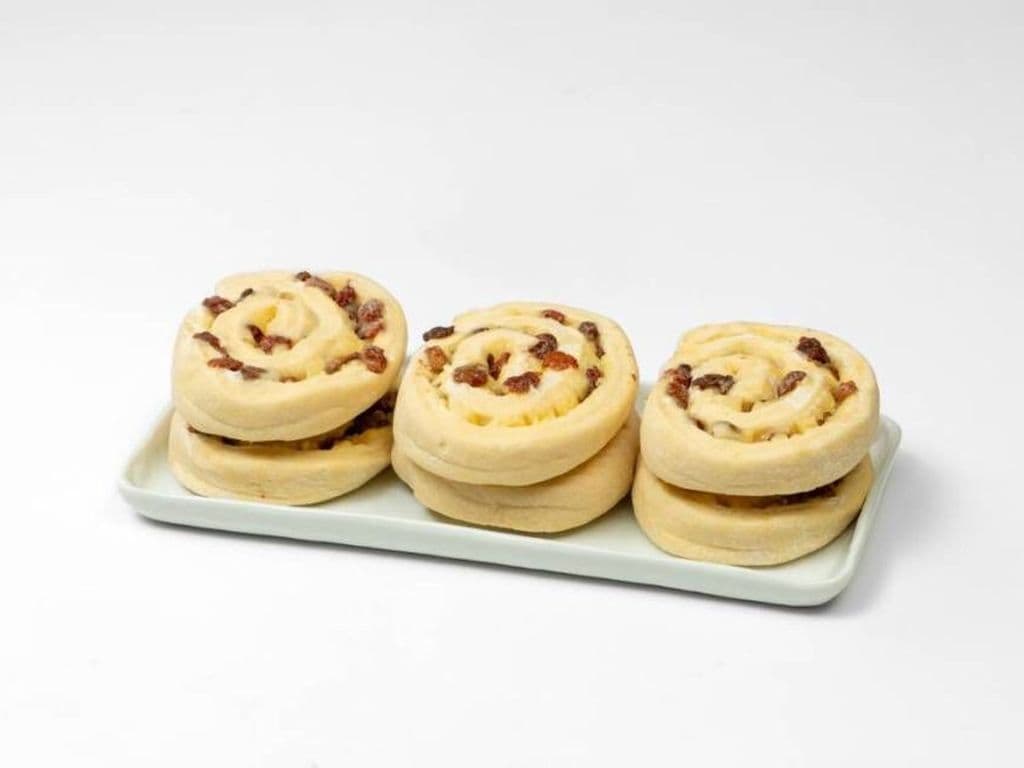 6 roulés raisins congelés / 6 Frozen Raisins Rolls