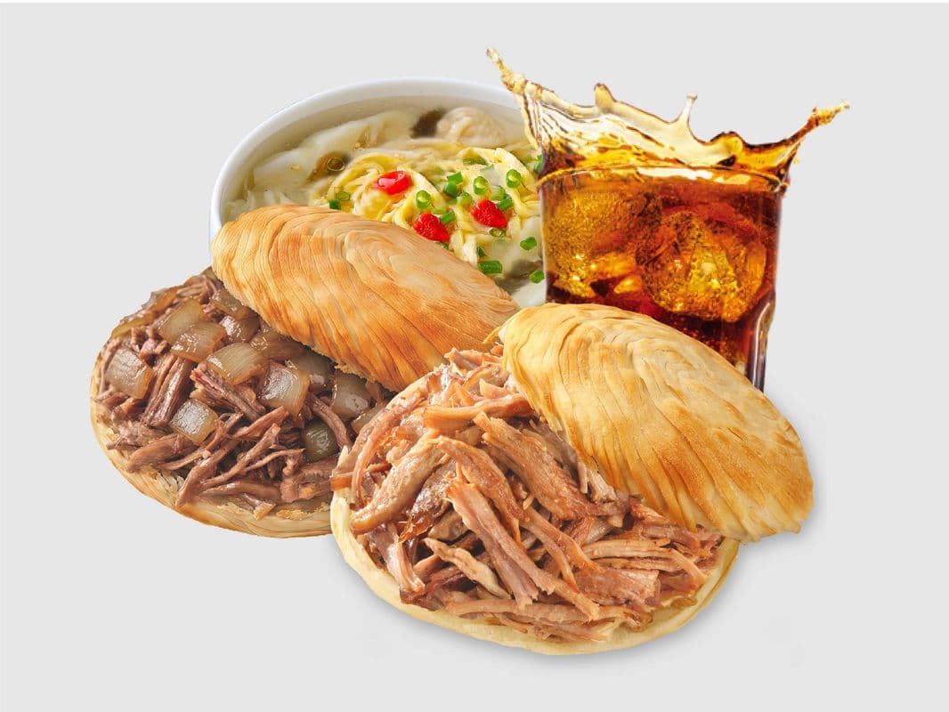 2 Crispy Burger + 1 Wonton Soup + 1 Drink (Special Combo)