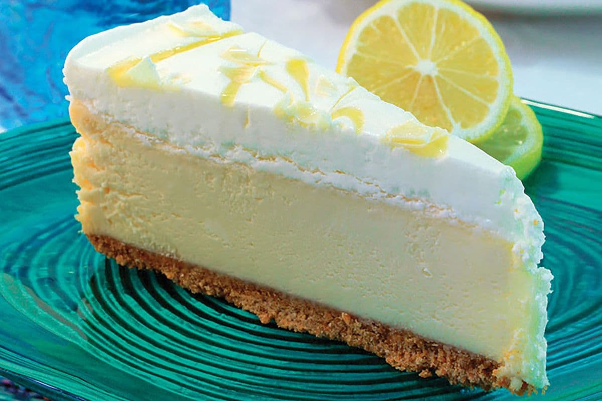 Lemon and White Chocolate Cheesecake