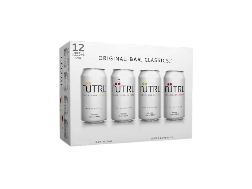 Nutrl Vodka Soda - Mixed Pack (12x355ml)