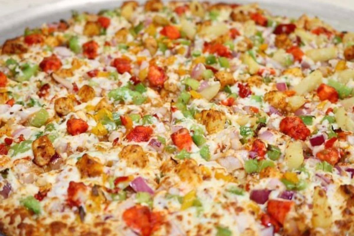 Party Platter Slab Tandoori Paneer Pizza