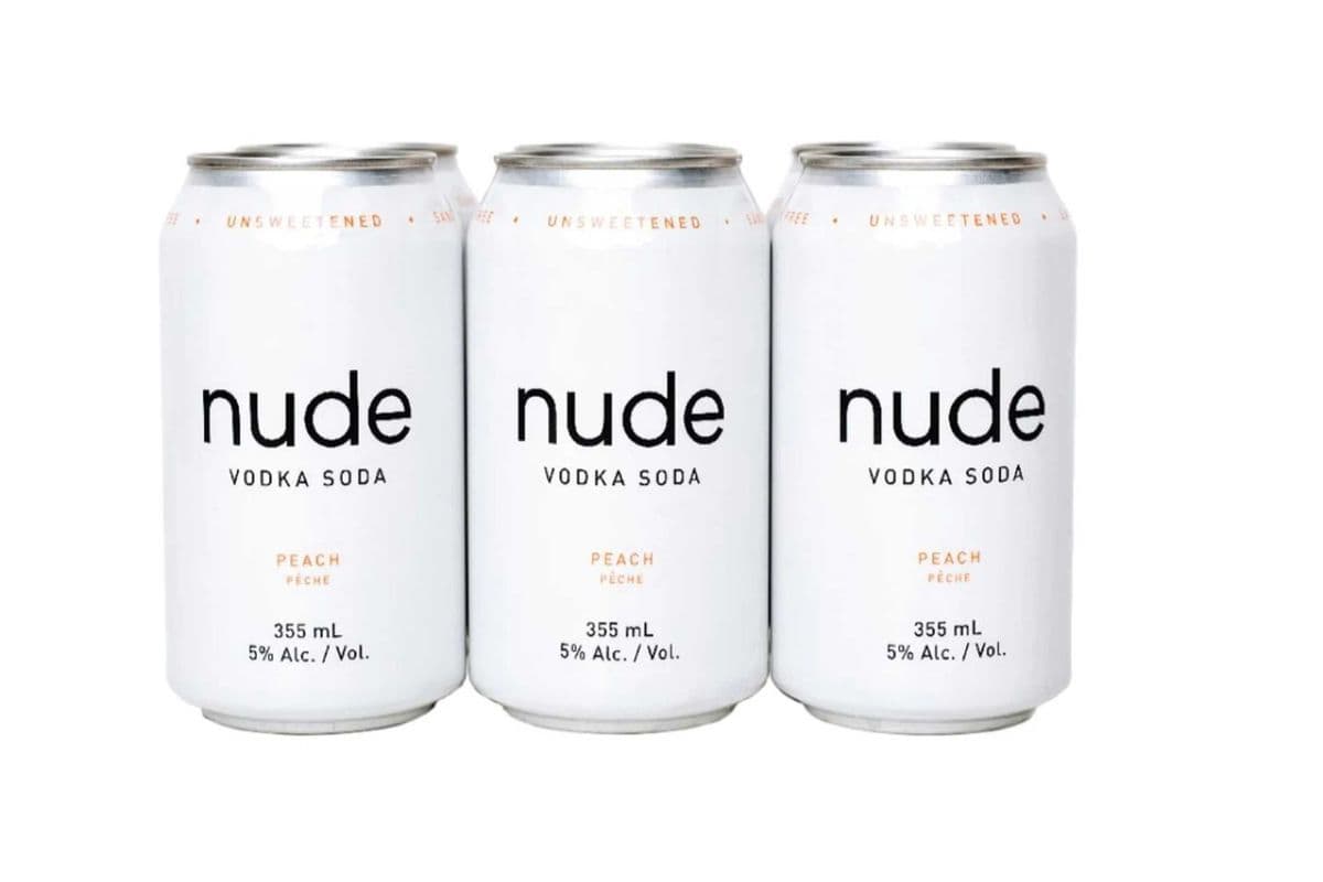 NUDE VODKA SODA PEACH 6PK (1 x 355ML)
