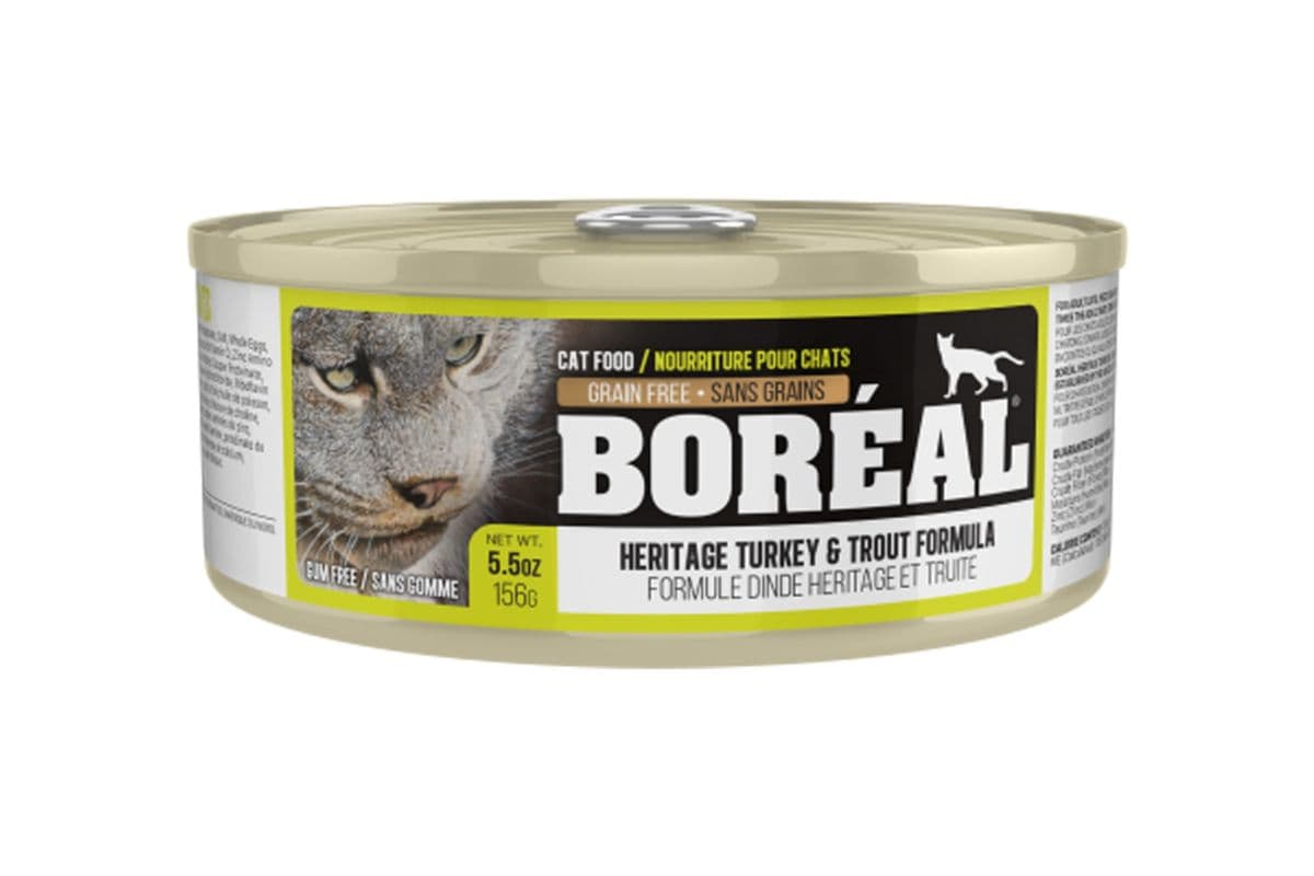 Boreal Heritage Turkey & Trout Grain-Free Canned Cat Food Can (156 g )