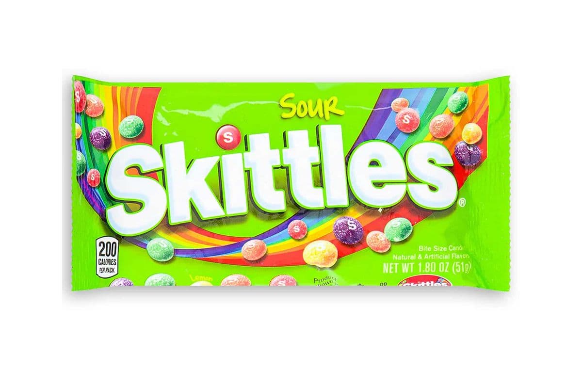 Skittles- Sour (51g) (210 Cal)