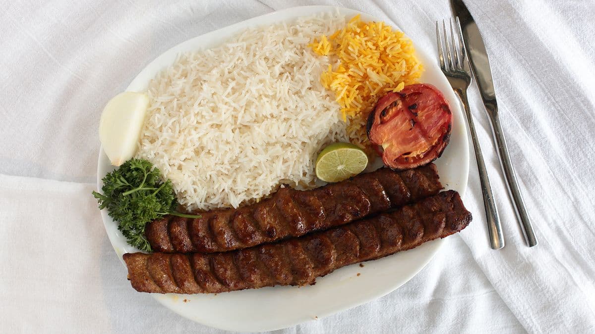 Kubideh Kebab Dish