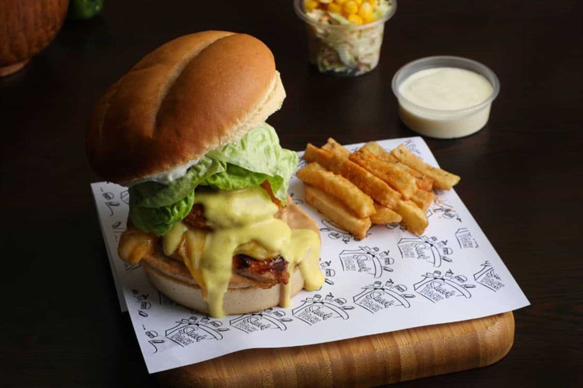 Honey Mustard Chicken Burger