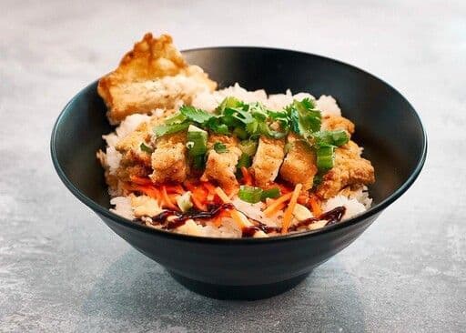 Bol de riz croustillant - - Poulet / Crispy rice bowl - Chicken