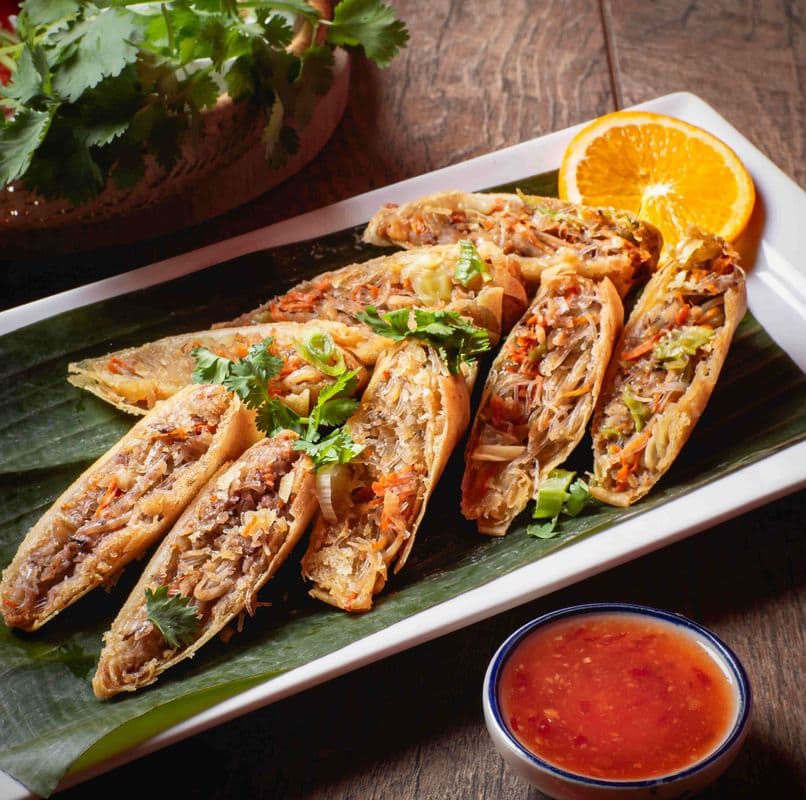 Vegetarian Spring Rolls / Rouleaux De Printemps Végétariens