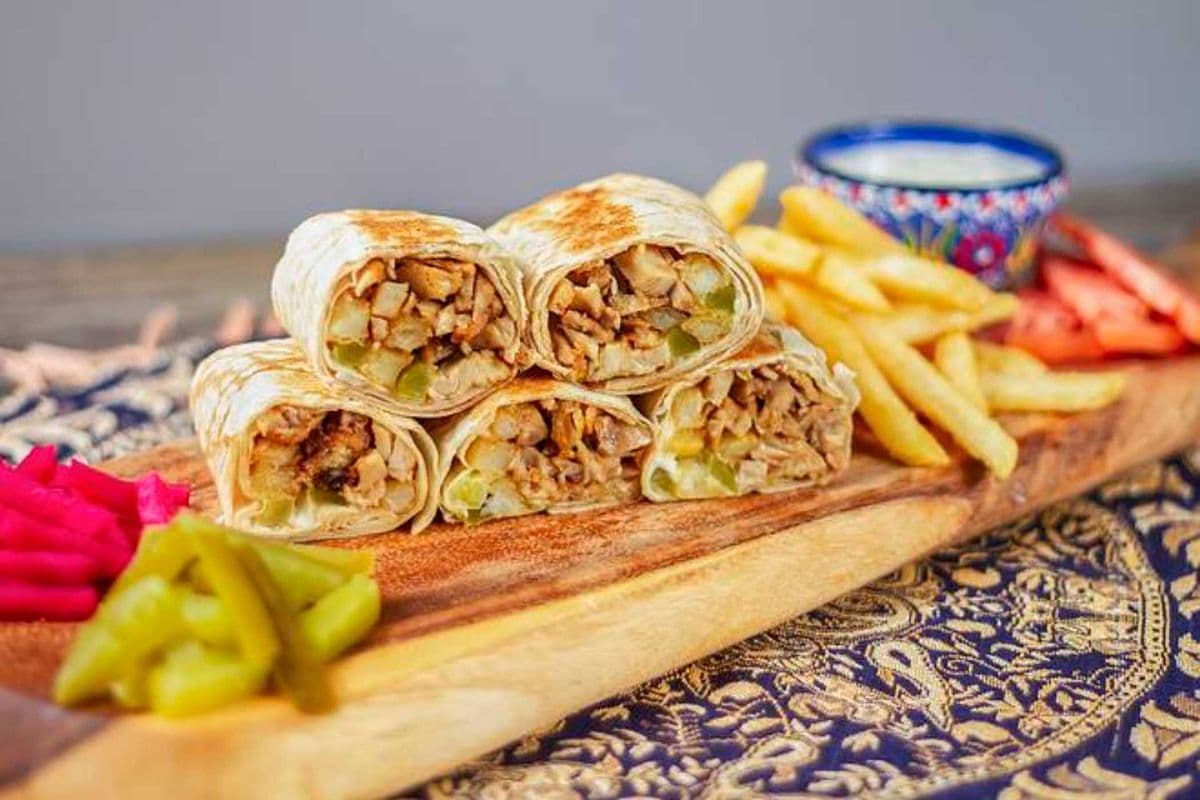 Chicken Shawarma Saj Meal
