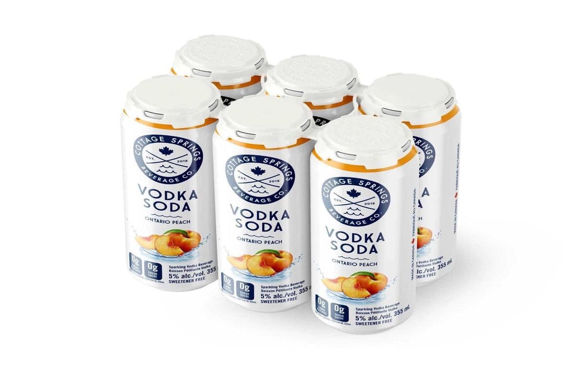 COTTAGE SPRINGS ONTARIO PEACH (6X355ML) (1 x 355ML)