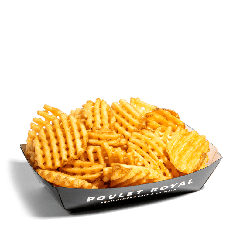 Patates gaufées familial / Family waffle potatoes