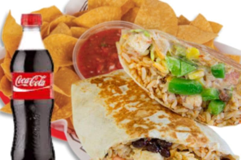 Grilled Chicken Burritos Combo
