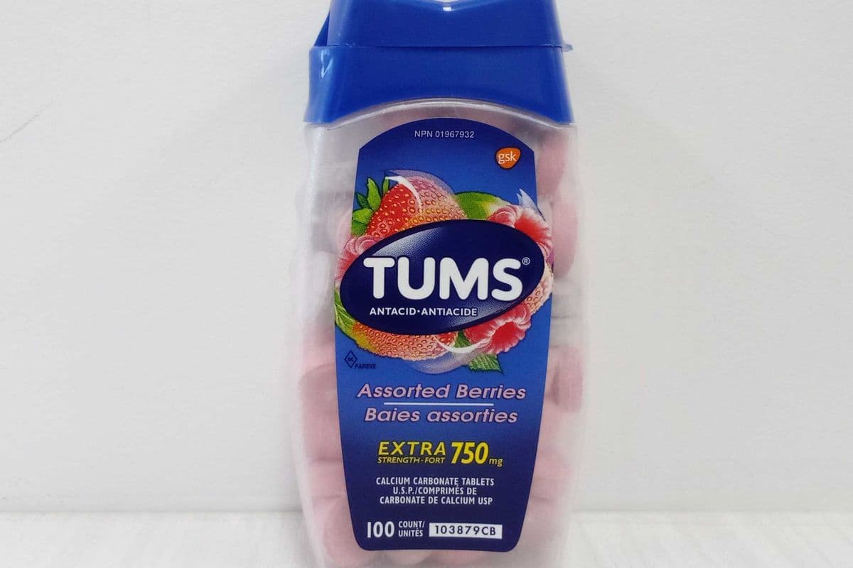TUMS Extra strength Bottle (100 Tabs)