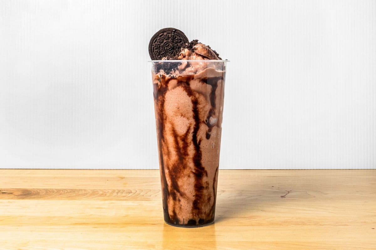 Dark Chocolate Oreo Bubble Tea