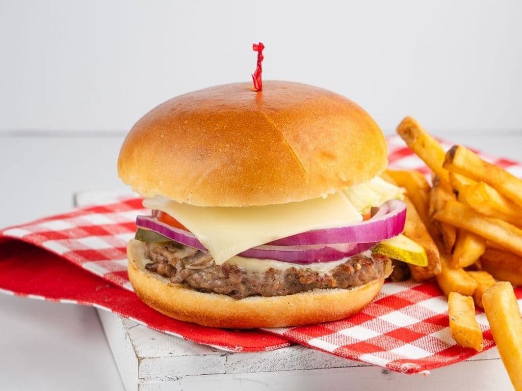 Swiss Mushroom Burger*