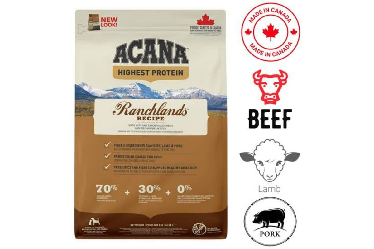 Acana - Ranchlands Adult Dry Dog Food (4.4 lbs)