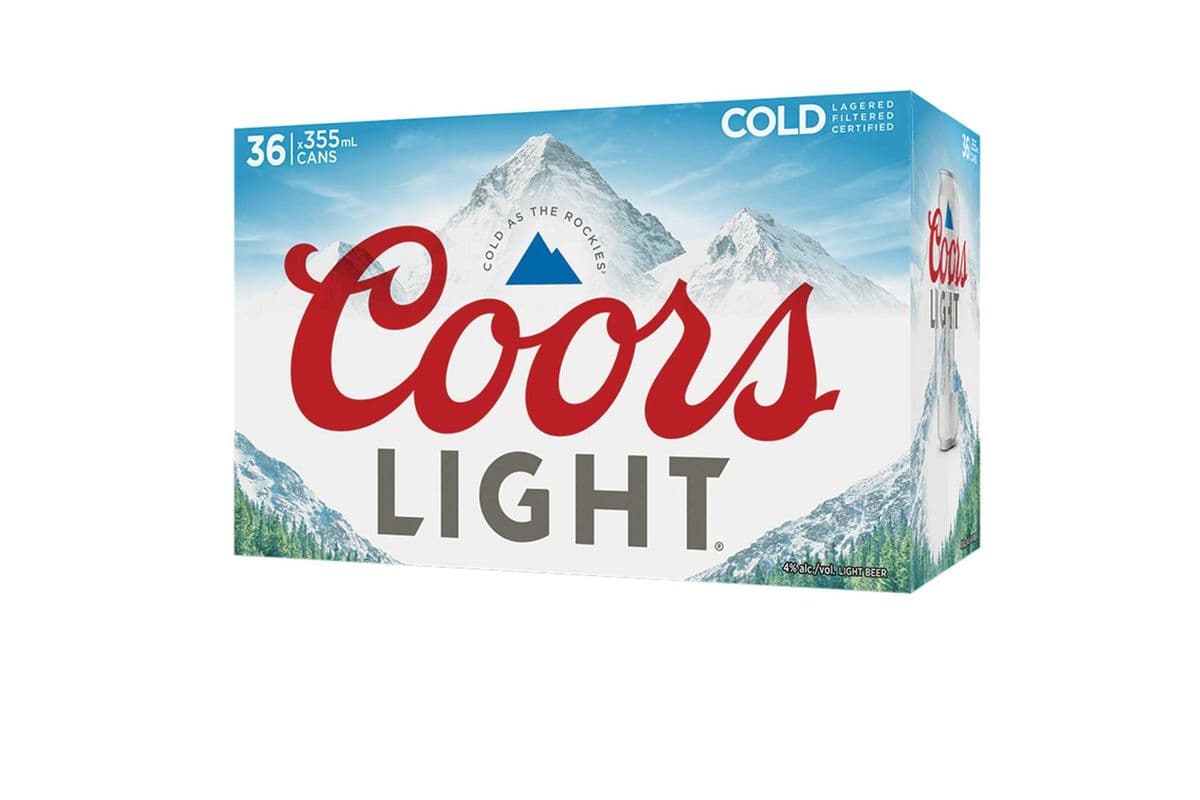 736817. COORS LIGHT (36 x 355ML (CANS))