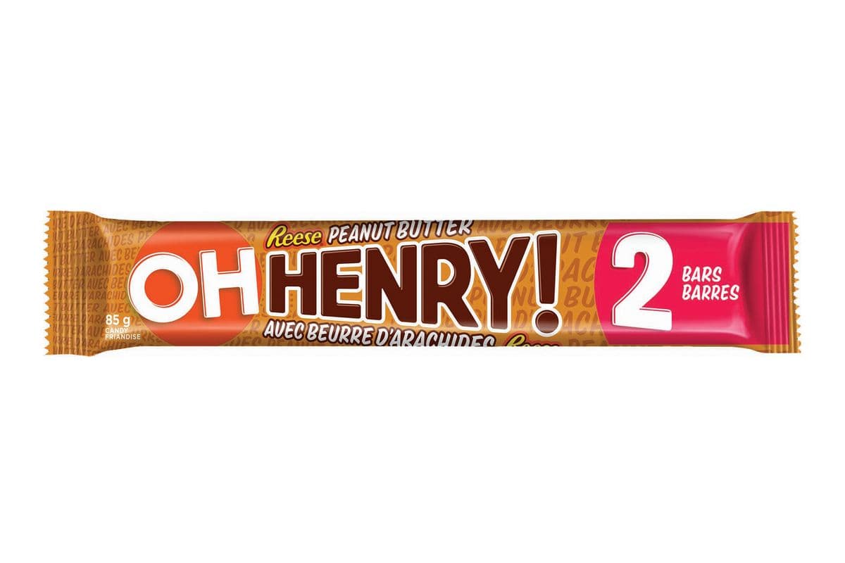 Hershey Oh Henry Peanut Butter King Size Bar (85 g)