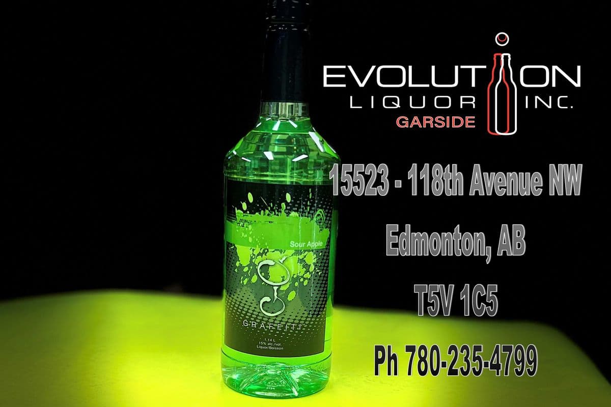 Graffiti Sour Apple 1140P (1 x 1140ml Plastic Bottle)