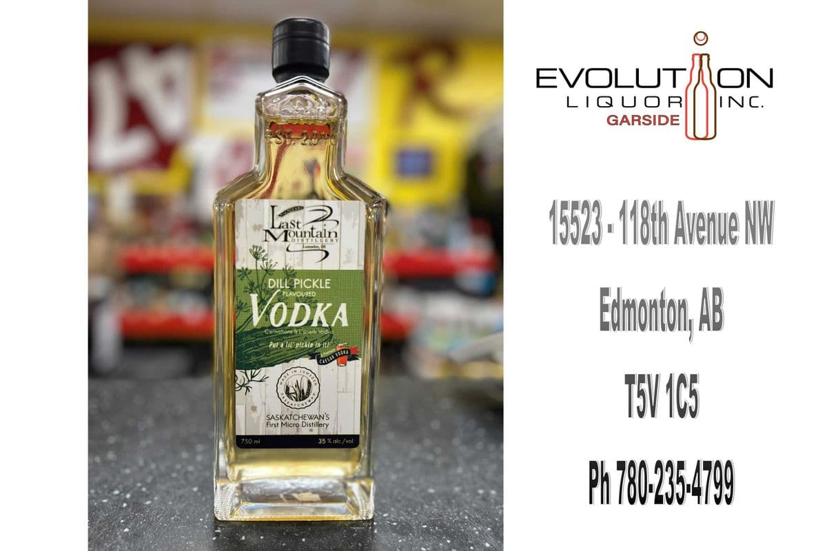 Last Mountain Dill Pickle Vodka 0750G (1 x 750ml Glass Bottle)