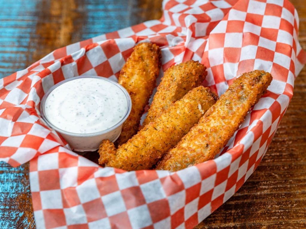 Cornichons Frits(4)/ Fried Pickles (4)