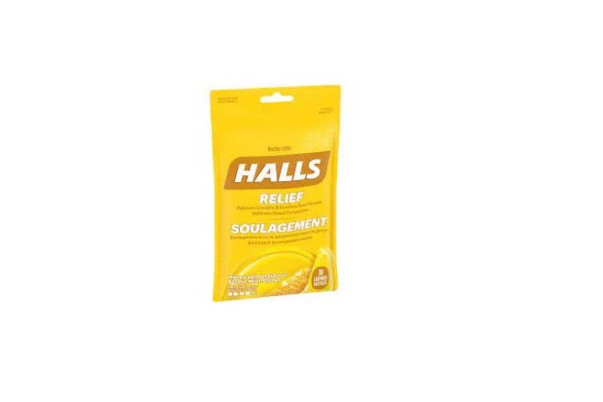 HALLS Honey Lemon (30 Lozenges)