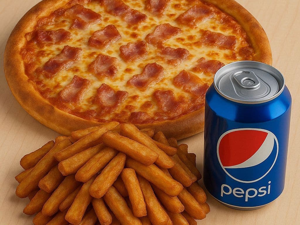 PIZZA 10" + FRITES + 1 LIQUEURES