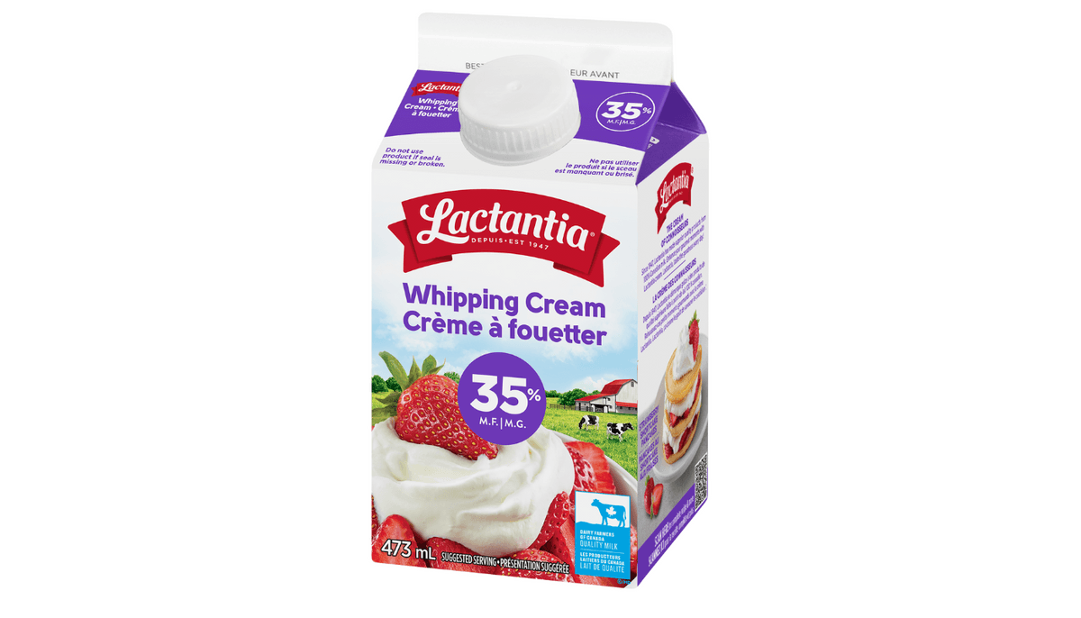 Lactantia Crème à fouettée 35% 474mL / Whipping Cream 35% 475mL