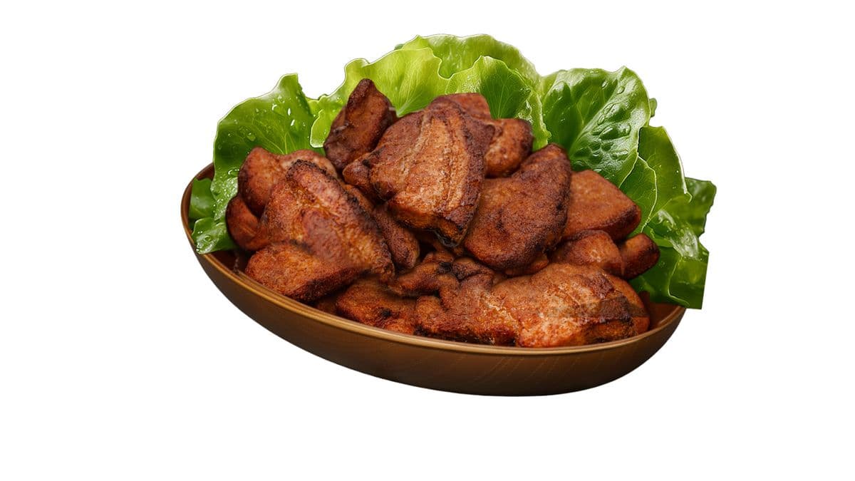 Crispy Pork Lettuce Wrap / 王炸五花肉生菜包