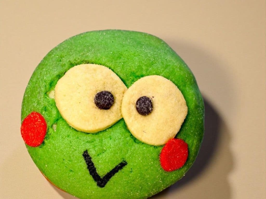Mochi Melonpan - Keroppi - Coconut Ube