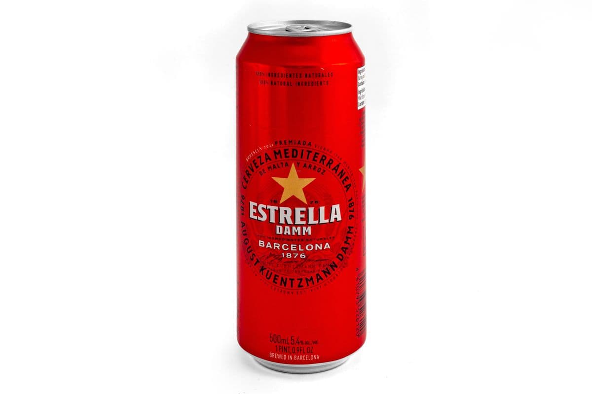 Estrella Damm (1 x 473 ml Tall Can)