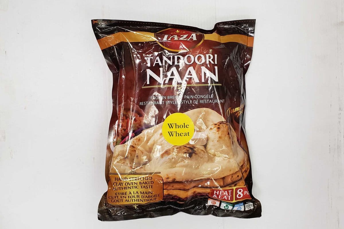 Taza FRO Whole Wheat Tandoori Naan Family Pack (1000g)