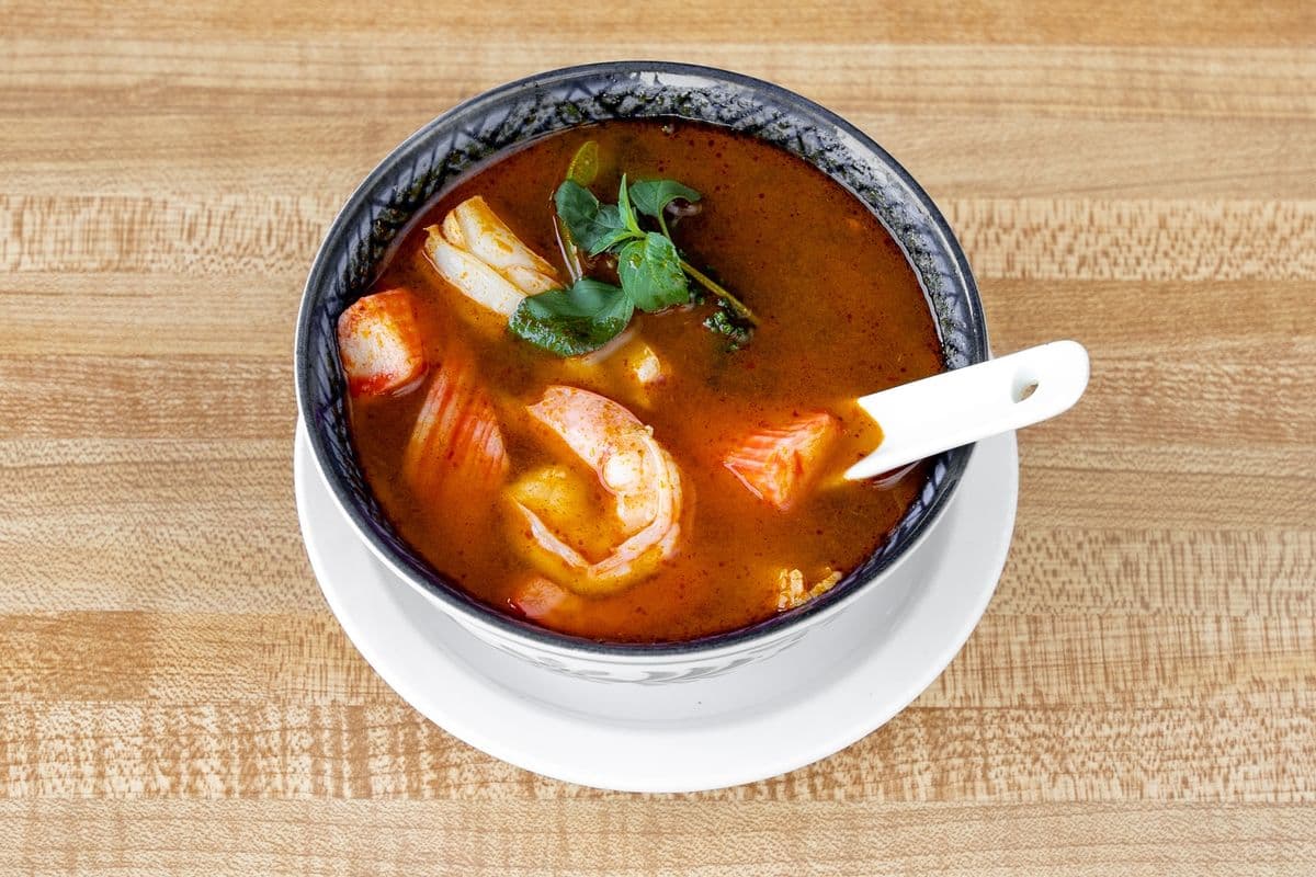 Tom Yum Soupe avec Fruits de Mer / Tom Yum Seafood Soup