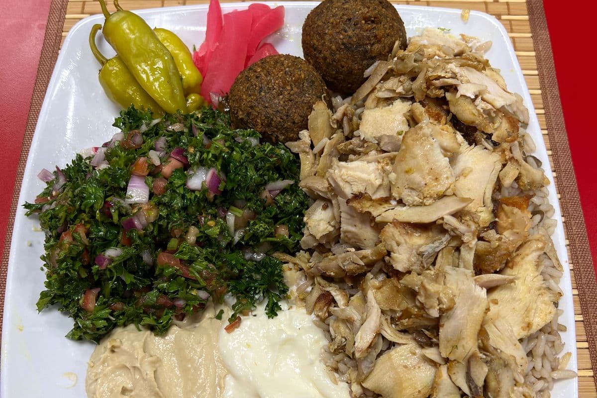 Falafel & Shawarma Plate