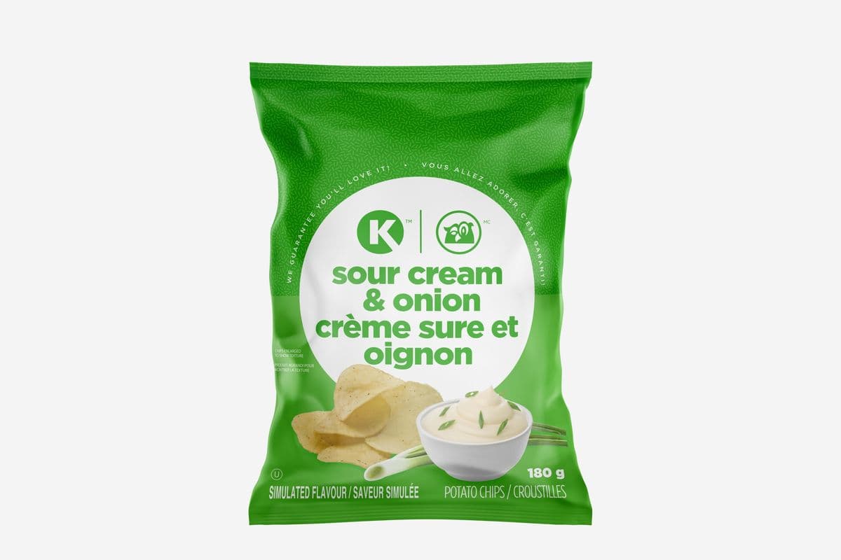 Circle K Sour Cream and Onion Chips (180 g)