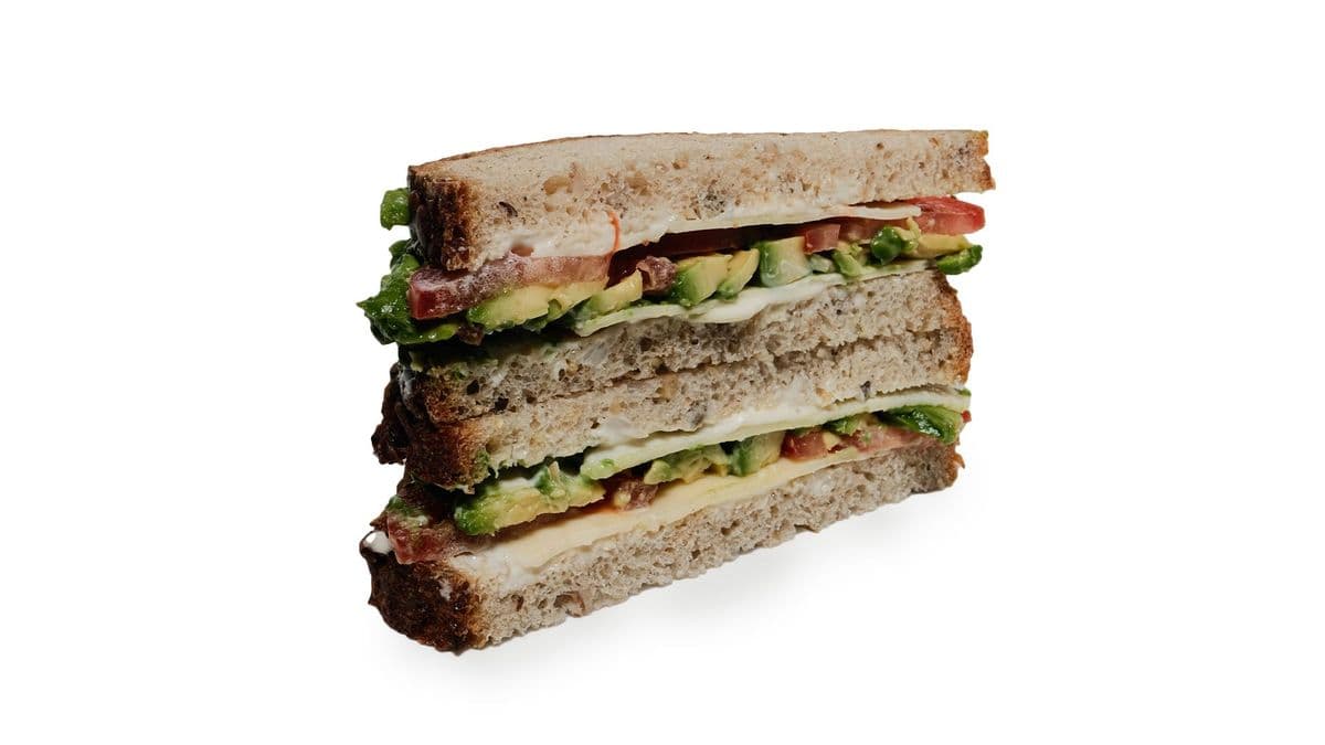 Tomato Avocado Cheddar Sandwich