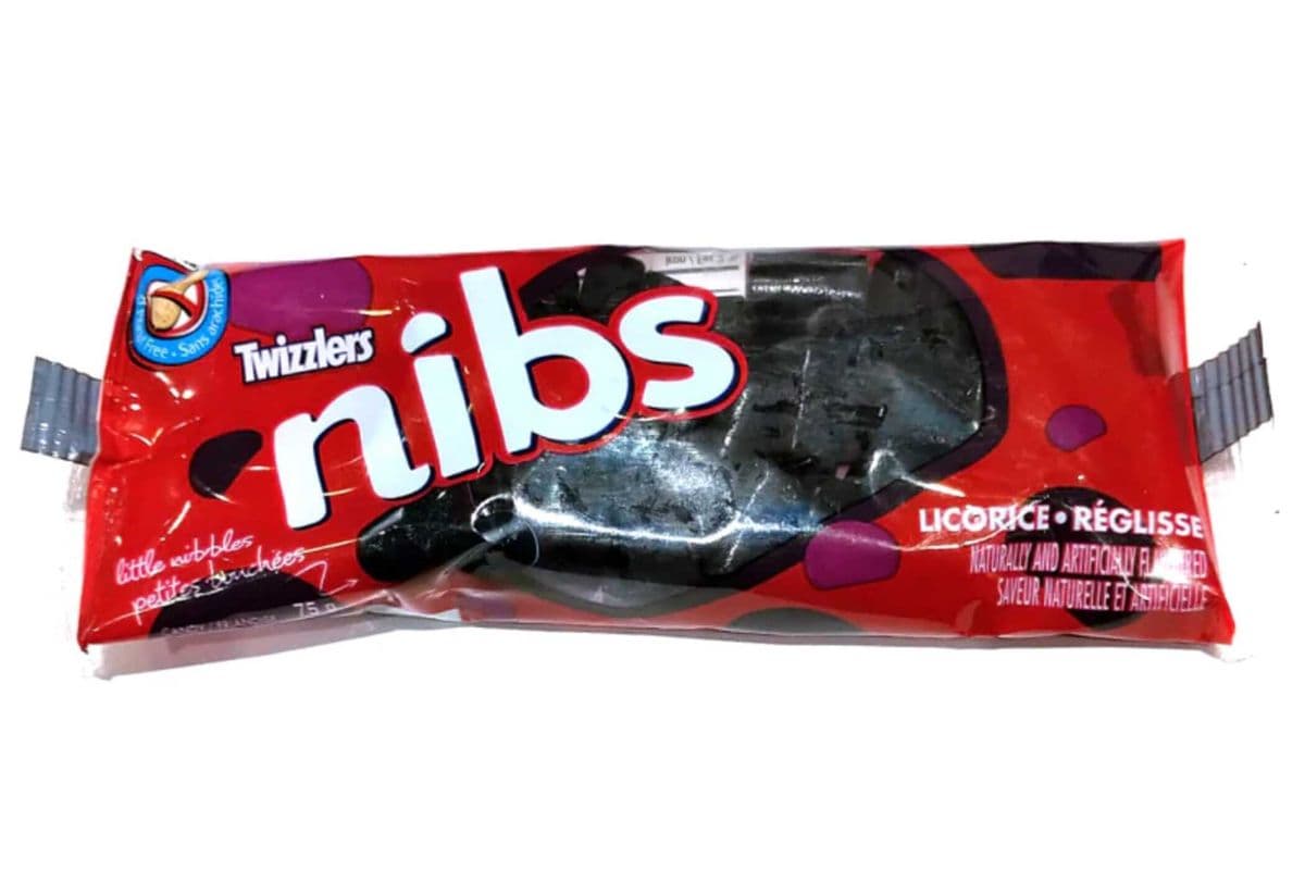 Twizzers Nibs licorice (75g) (260 Cal)