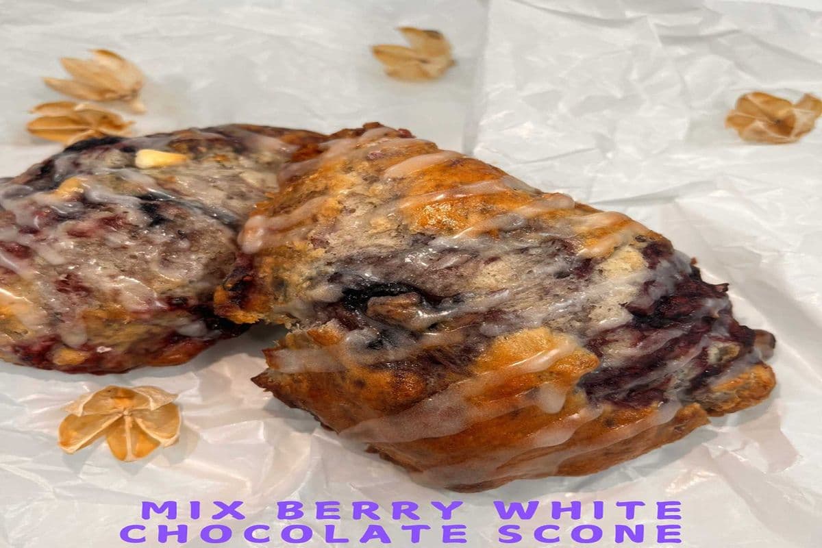 Mixberry Sourdough Scone