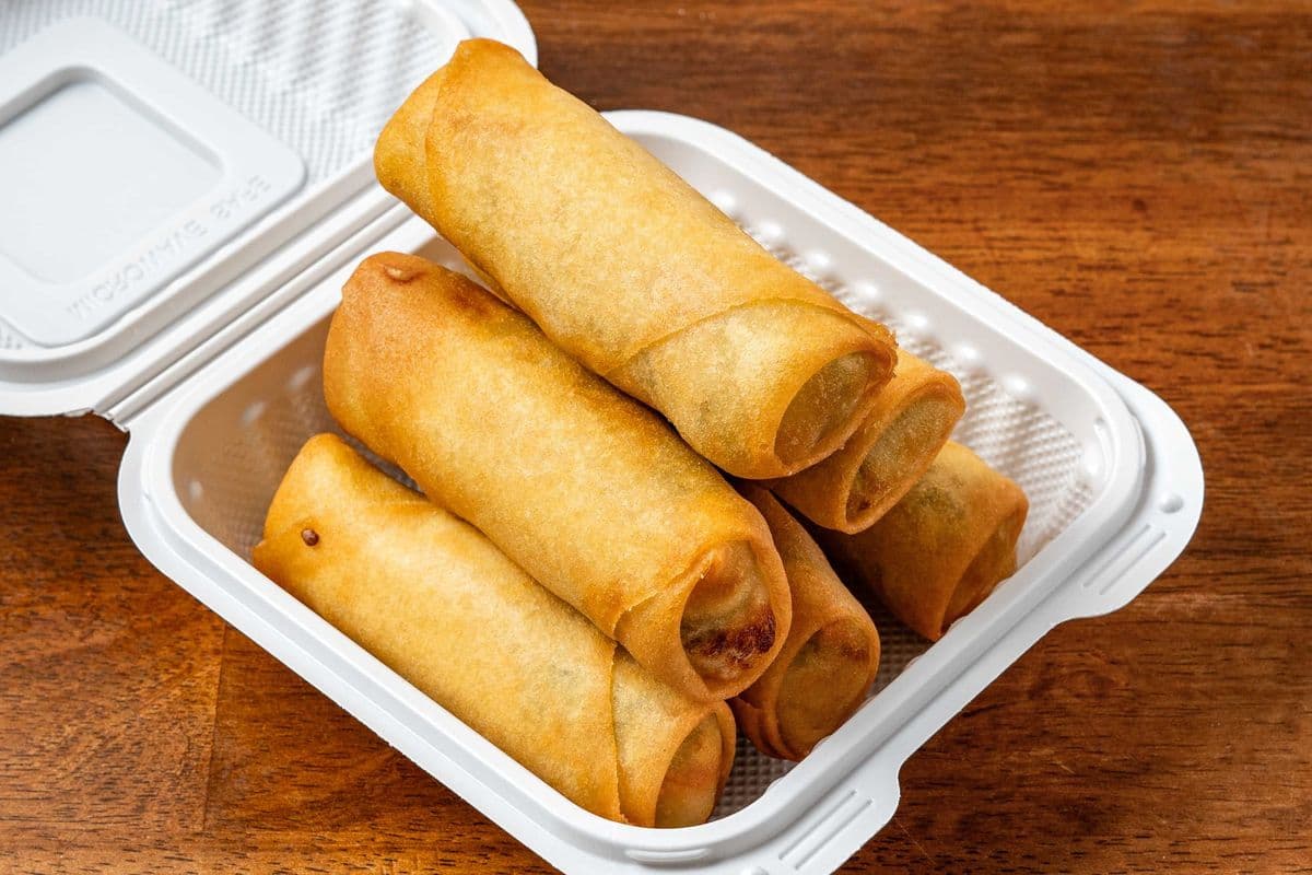 1.Deep Fried Spring Rolls (Vegetable) (2 pcs)