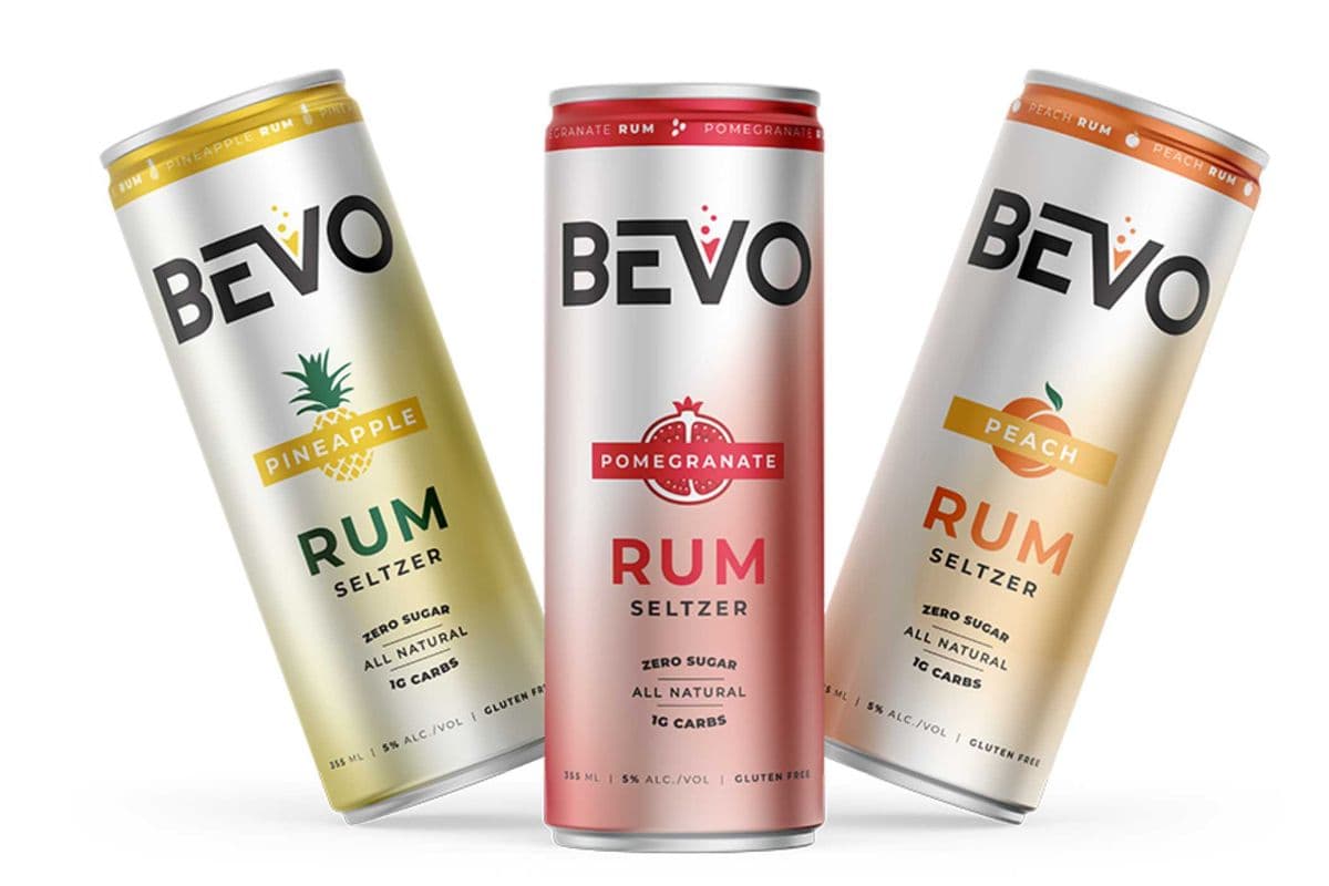 Bevo rum seltzer mix (6 x 355 ml )