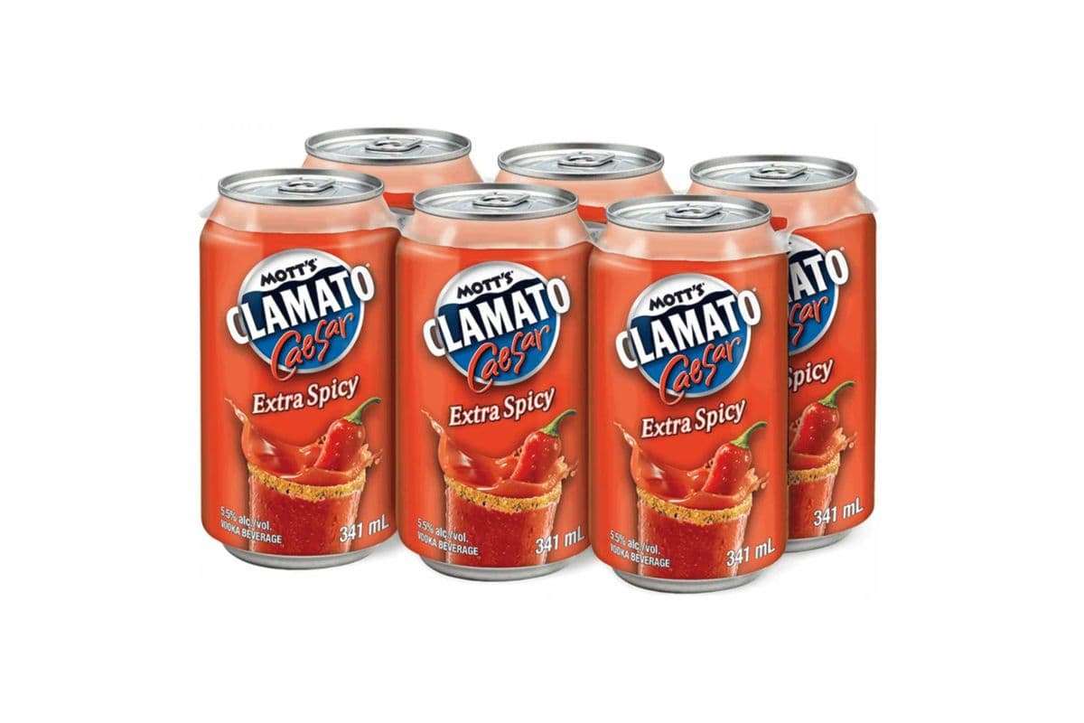 Mott's Clamato Extra Spicy (6 Pack) (1 x 341ml)