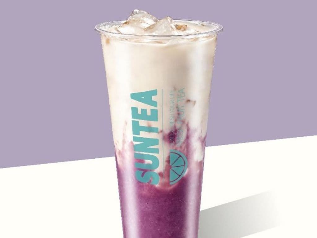 Fresh Taro Jasmine Milk Tea 厚芋泥春山茉莉