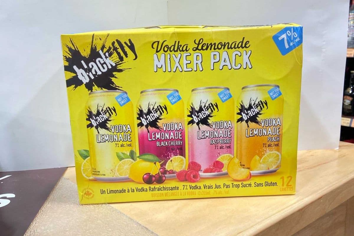 BLACK FLY VODKA LEMONADE MIXER 12 PK (1 x 12X355 ML)