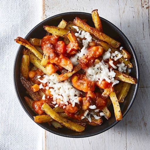 Poutine au Chili et Fauxmage / Chili Cheeze Fries
